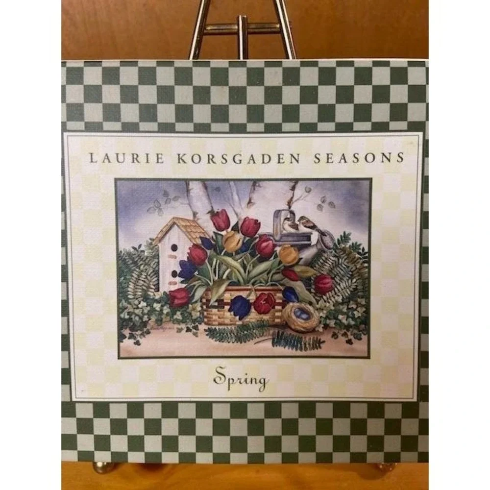 Laurie Korsgaden Seasons Spring 10 Assorted Note Cards Envelopes Portfolio 2003